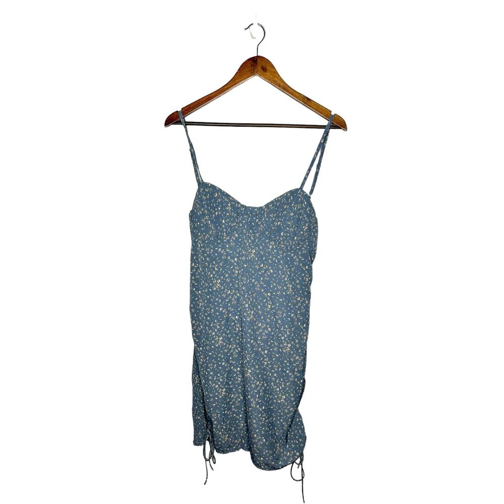 Boutique Blush BJ‎ plus blue floral rushed sleeveless dress New size 2XL